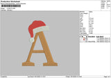 A Santa Embroidery File 6 sizes