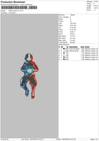 Aang Power Embroidery File 4 size