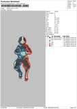 Aang Power Embroidery File 4 size