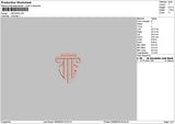 Logo 1909 Embroidery File 6 sizes