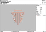 Logo 1909 Embroidery File 6 sizes