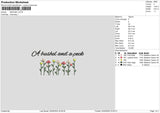 Flowers 0502 Embroidery File 6 sizes