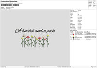 Flowers 0502 Embroidery File 6 sizes