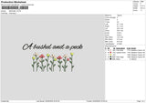 Flowers 0502 Embroidery File 6 sizes