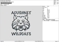 Cat Text 2809 Embroidery File 6 sizes