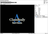 Classtext 1806 Embroidery File 6 sizes