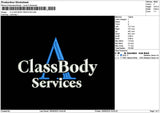 Classtext 1806 Embroidery File 6 sizes