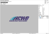 Acwd Embroidery File 6 sizes