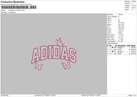 Adidas Outline Embroidery File 6 sizes