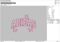 Adidas Outline Embroidery File 6 sizes