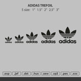 Adidas Trefoil Embroidery File 5 size