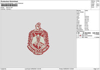 Aetatext Embroidery File 6 sizes