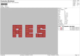 Aes Embroidery File 5 size