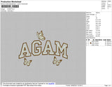 Agam Embroidery File 4 size