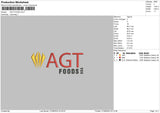 AGT Foods Embroidery File 5 sizes