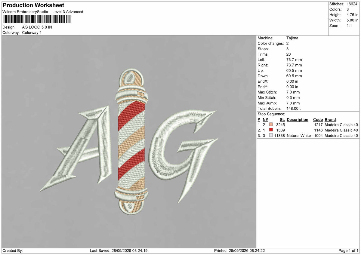Ag Text Embroidery Machine Designs 2 Files