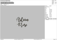 Aileenrose Embroidery File 6 sizes