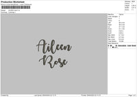 Aileenrose Embroidery File 6 sizes