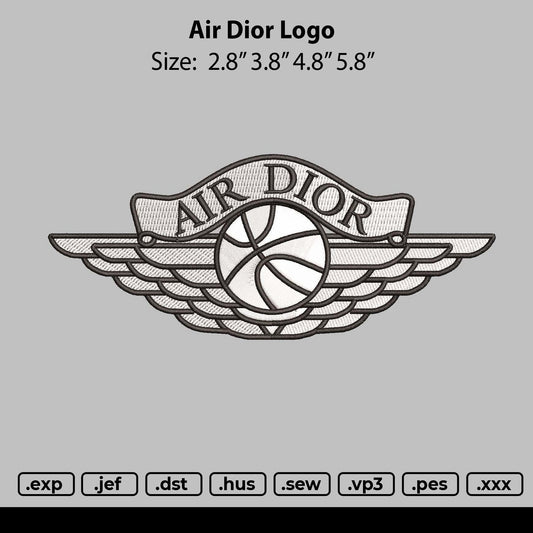 Air Dior Embroidery File 4 size