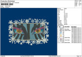Akazasnow Embroidery File 6 sizes