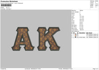 AK LV Embroidery File 4 size