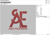 Ale's Flooring Embroidery File 5 sizes