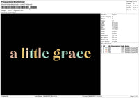 A Little Grace Embroidery File 5 sizes