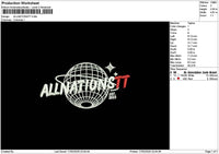 Allnationstex Embroidery File 6 sizes