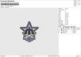 ALL STAR GAME Embroidery File 6 size