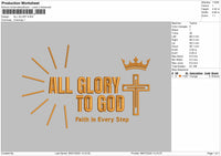 All Glory Embroidery File