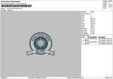 Alphacircle 01 Embroidery File 6 sizes