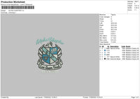 Alpha Chapter Embroidery File 5 sizes