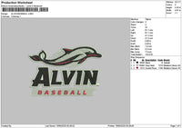 Alvintext Embroidery File 6 sizes