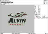 Alvintext Embroidery File 6 sizes