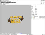 Always Sunny Embroidery File 4 size