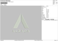 Alzada Embroidery File 5 size