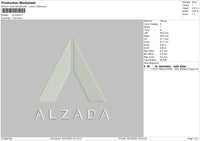 Alzada Embroidery File 5 size