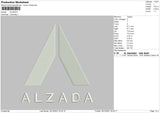 Alzada Embroidery File 5 size