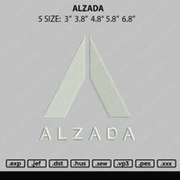 Alzada Embroidery File 5 size