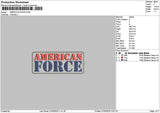 Americantext 2103 Embroidery File 6 sizes