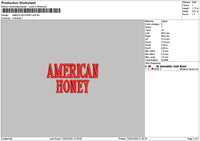 Americantext 1204 Embroidery File 6 sizes