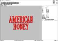 Americantext 1204 Embroidery File 6 sizes