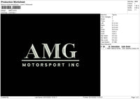 Amg Embroidery File 6 sizes