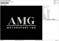 Amg Embroidery File 6 sizes