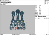 Amortext 02 Embroidery File 6 sizes
