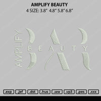 Amplify Beauty Embroidery File 4 size