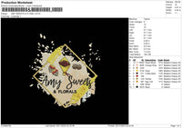 Sweets A Embroidery File 6 sizes