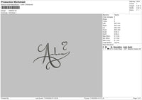 Anbortext Embroidery File 6 sizes