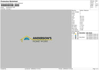 Andersontext Embroidery File 6 sizes