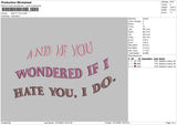 And If You Quote Embroidery File 8 size